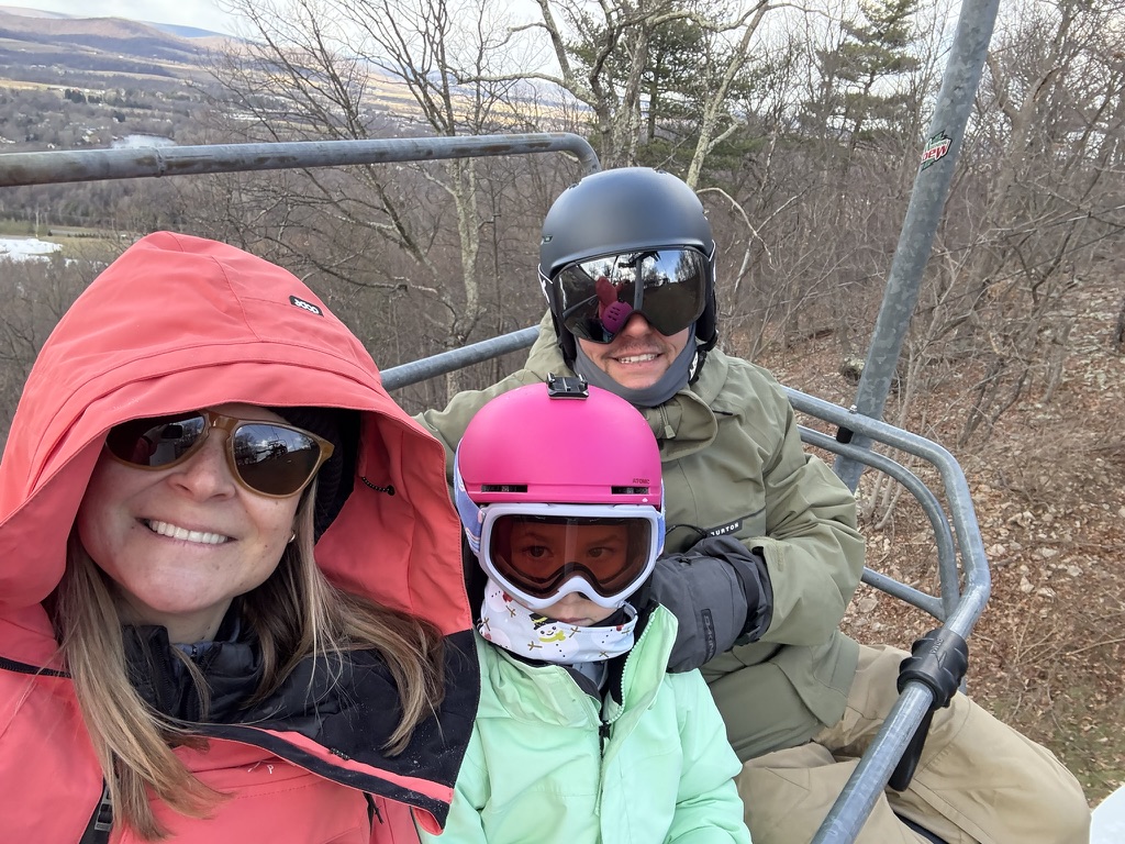 Ryan and family at Liberty Mountain
